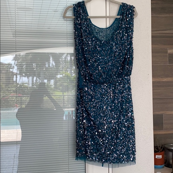 Aidan matrix turquoise dress - Picture 2 of 3